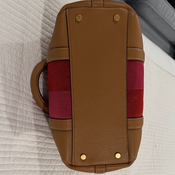 Kate Spade Red and Tan Satchel